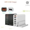 qualcomm quick charge&|8482; 3.0 + type c port 6 usb smart charger