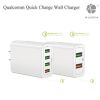 qc3.0 quick charge 3.0 40w 5v 8a 4 usb wall charger