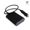 smart 5 port usb car charger 5v 9a 45w adapter